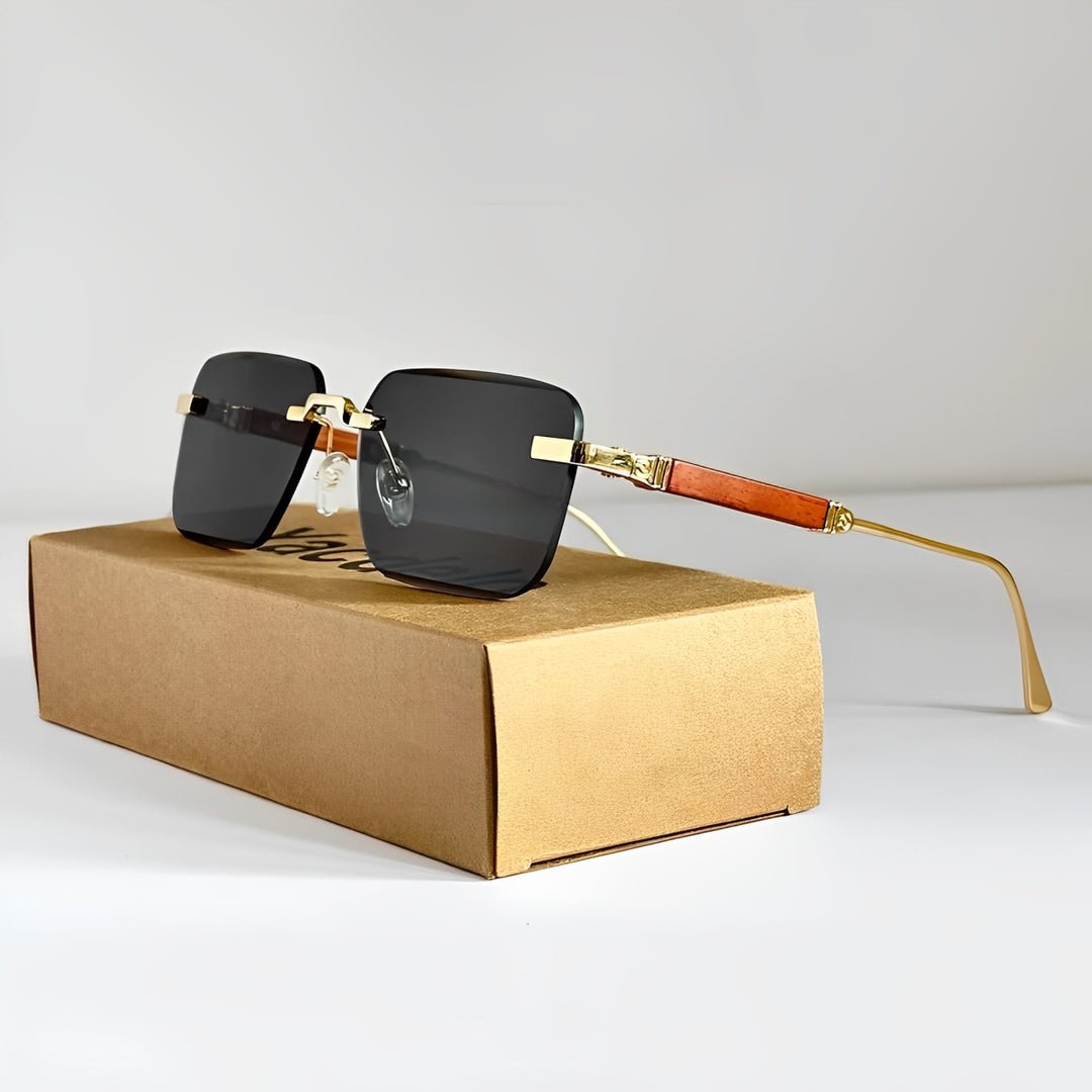 Damskie okulary retro z regulowanymi noskami i metalowymi detalami na zausznikach