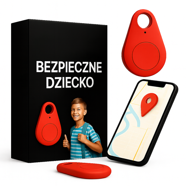 Mini GPS Tracker dla Dzieci lekki 17g z funkcją lokalizacji w czasie rzeczywistym
