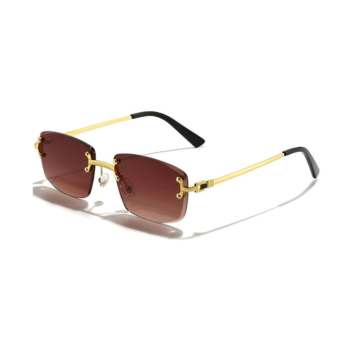 Okulary przeciwsłoneczne damskie aviator z gradientowymi szkłami i eleganckimi zausznikami metalowymi