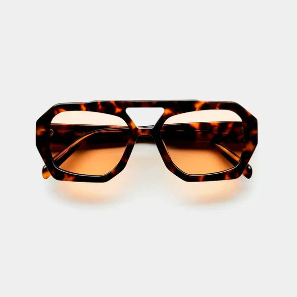 Damskie okulary przeciwsłoneczne oversize w modnym kształcie z lekkiej oprawki z tworzywa sztucznego